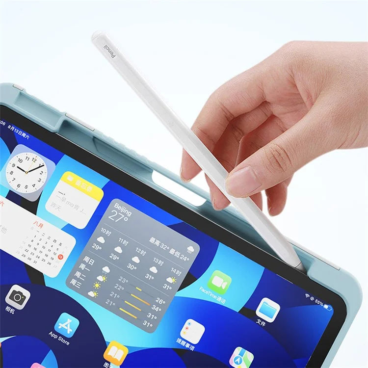 For iPad Pro 11-inch (2018) / (2020) / (2021) / (2022) Case Auto Wake / Sleep PU+TPU Tablet Cover with Rotating Stand