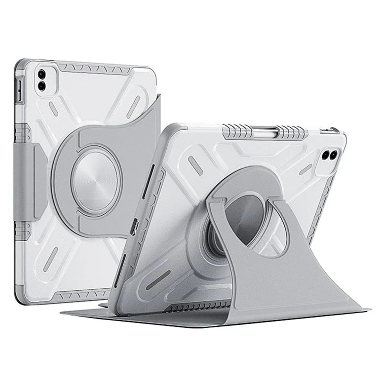 For iPad Pro 11-inch (2018) / (2020) / (2021) / (2022) Case Auto Wake / Sleep PU+TPU Tablet Cover with Rotating Stand