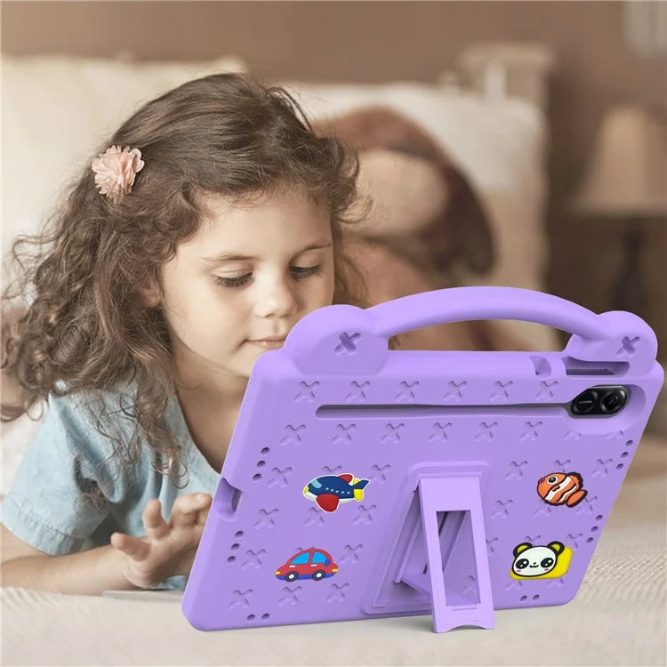 For Honor Pad X9 / Pad X8 Pro EVA Case Kickstand Anti-drop Kids Tablet Cover