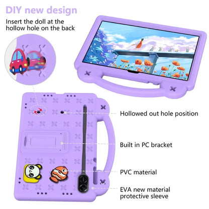 For Honor Pad X9 / Pad X8 Pro EVA Case Kickstand Anti-drop Kids Tablet Cover