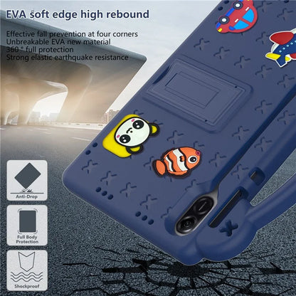 For Honor Pad X9 / Pad X8 Pro EVA Case Kickstand Anti-drop Kids Tablet Cover