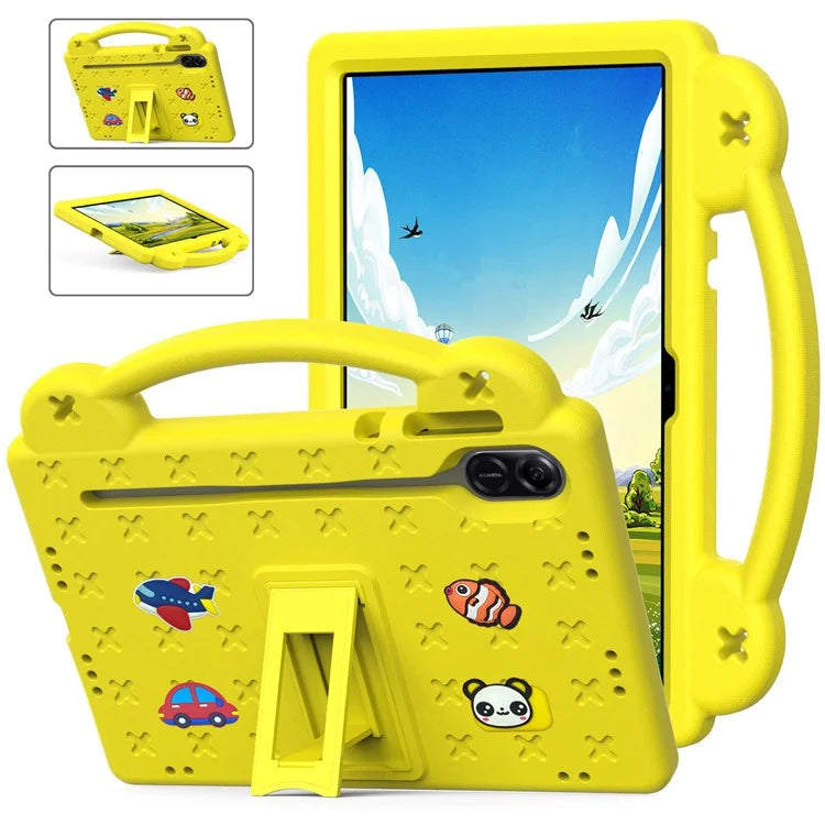 For Honor Pad X9 / Pad X8 Pro EVA Case Kickstand Anti-drop Kids Tablet Cover