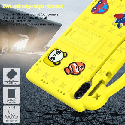 For Honor Pad X9 / Pad X8 Pro EVA Case Kickstand Anti-drop Kids Tablet Cover