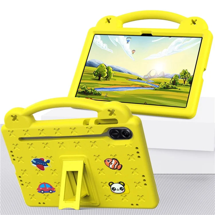 For Honor Pad X9 / Pad X8 Pro EVA Case Kickstand Anti-drop Kids Tablet Cover