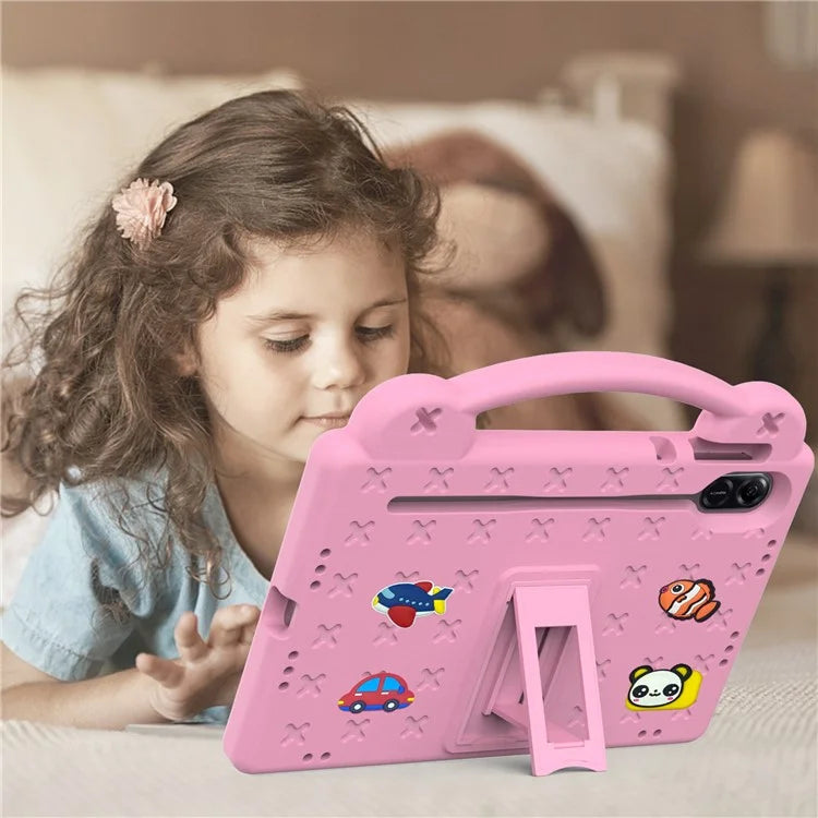 For Honor Pad X9 / Pad X8 Pro EVA Case Kickstand Anti-drop Kids Tablet Cover
