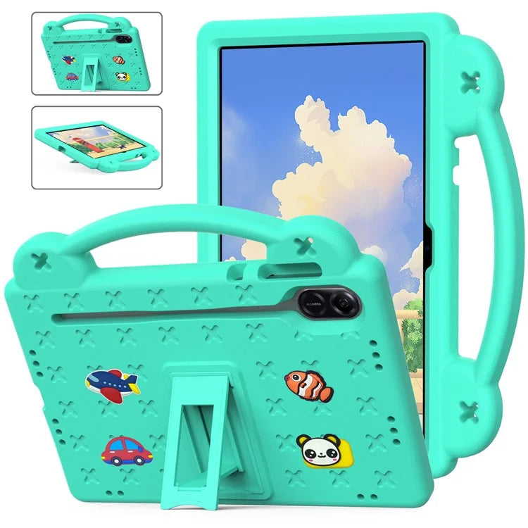 For Honor Pad X9 / Pad X8 Pro EVA Case Kickstand Anti-drop Kids Tablet Cover