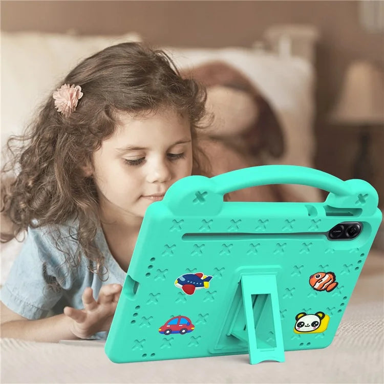 For Honor Pad X9 / Pad X8 Pro EVA Case Kickstand Anti-drop Kids Tablet Cover