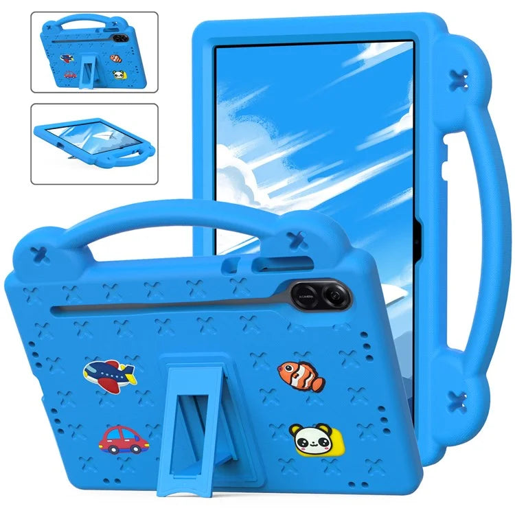 For Honor Pad X9 / Pad X8 Pro EVA Case Kickstand Anti-drop Kids Tablet Cover