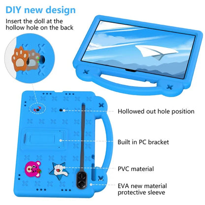 For Honor Pad X9 / Pad X8 Pro EVA Case Kickstand Anti-drop Kids Tablet Cover