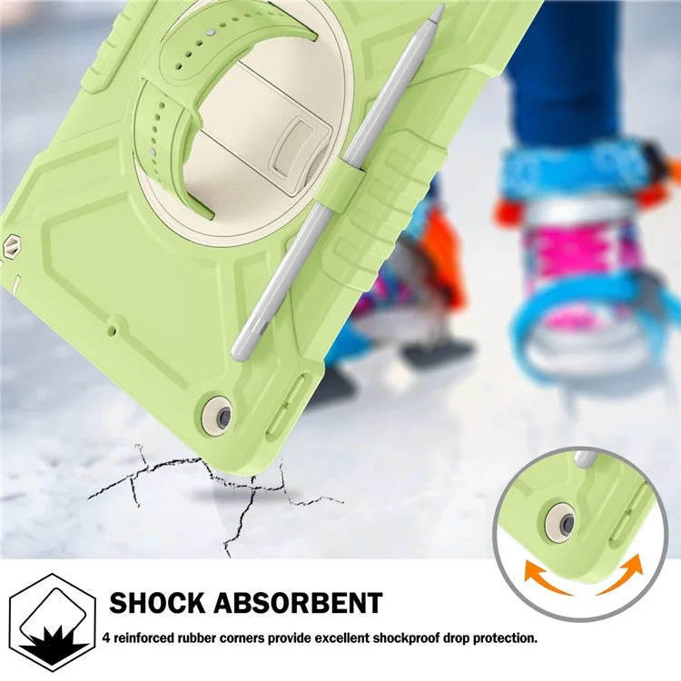 X-Shaped Series for iPad 10.2 (2019) / (2020) / (2021) Case Tablet Cover with Shoulder Strap / Hand Strap