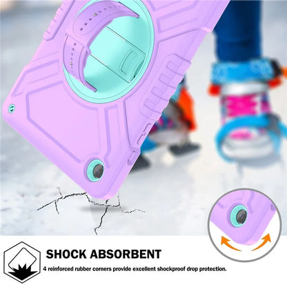 X-Shaped Series for Samsung Galaxy Tab A9+ Case PC+Silicone Rugged Shockproof Tablet Cover