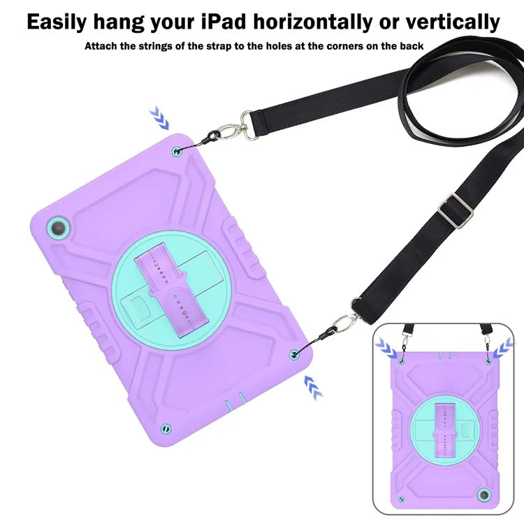 X-Shaped Series for Samsung Galaxy Tab A9+ Case PC+Silicone Rugged Shockproof Tablet Cover