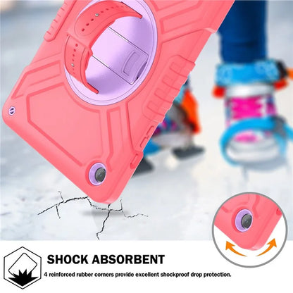 X-Shaped Series for Samsung Galaxy Tab A9+ Case PC+Silicone Rugged Shockproof Tablet Cover