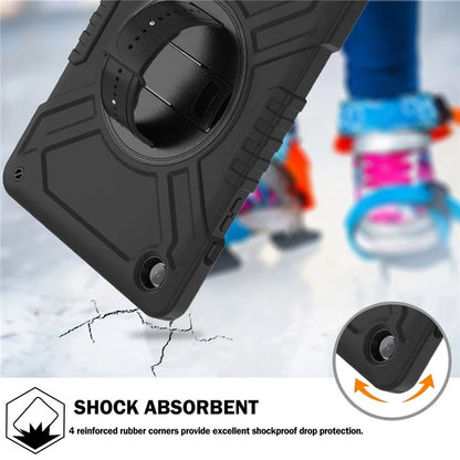 X-Shaped Series for Samsung Galaxy Tab A9+ Case PC+Silicone Rugged Shockproof Tablet Cover