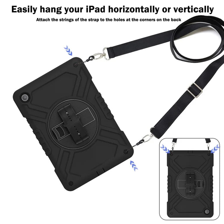 X-Shaped Series for Samsung Galaxy Tab A9+ Case PC+Silicone Rugged Shockproof Tablet Cover