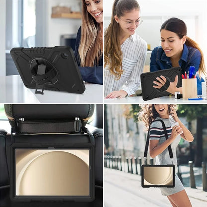 X-Shaped Series for Samsung Galaxy Tab A9+ Case PC+Silicone Rugged Shockproof Tablet Cover