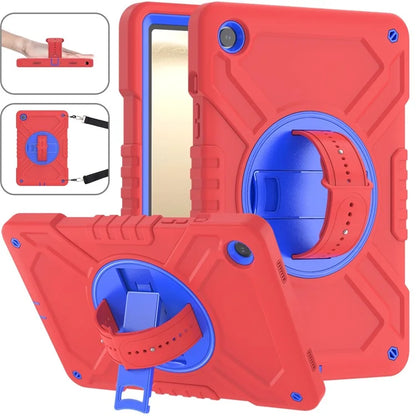 X-Shaped Series for Samsung Galaxy Tab A9+ Case PC+Silicone Rugged Shockproof Tablet Cover