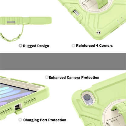 X-Shaped Series for iPad mini (2021) Tablet Case Kickstand Rugged Cover with Shoulder Strap