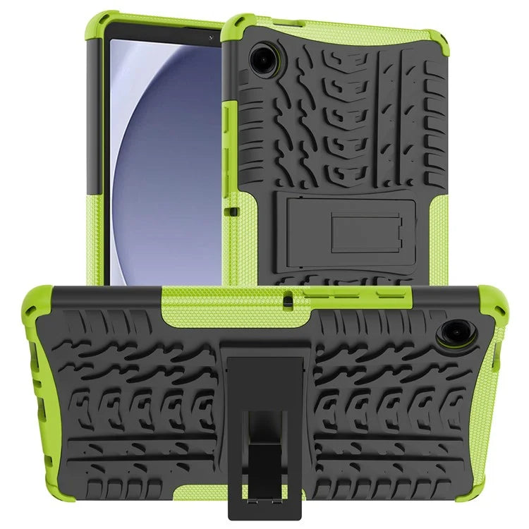 For Samsung Galaxy Tab A9 Kickstand Cover Tire Texture Anti-slip Tablet Case