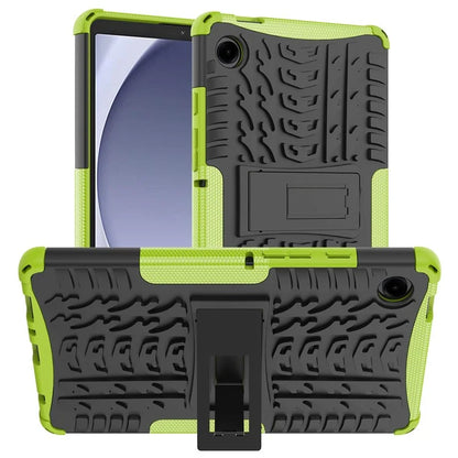 For Samsung Galaxy Tab A9 Kickstand Cover Tire Texture Anti-slip Tablet Case
