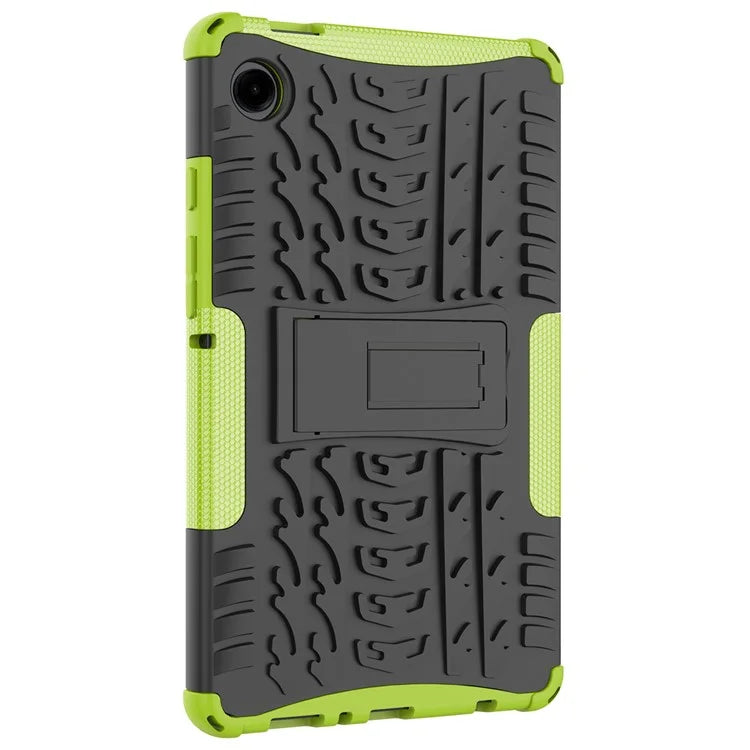For Samsung Galaxy Tab A9 Kickstand Cover Tire Texture Anti-slip Tablet Case