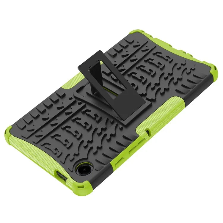 For Samsung Galaxy Tab A9 Kickstand Cover Tire Texture Anti-slip Tablet Case