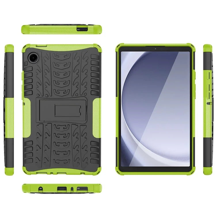 For Samsung Galaxy Tab A9 Kickstand Cover Tire Texture Anti-slip Tablet Case
