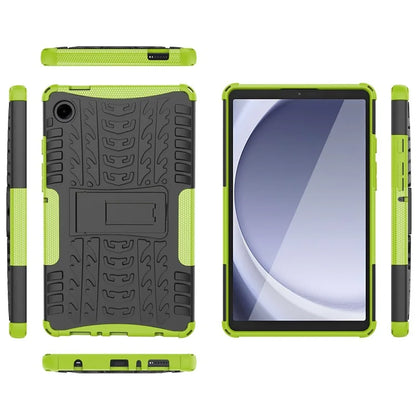 For Samsung Galaxy Tab A9 Kickstand Cover Tire Texture Anti-slip Tablet Case