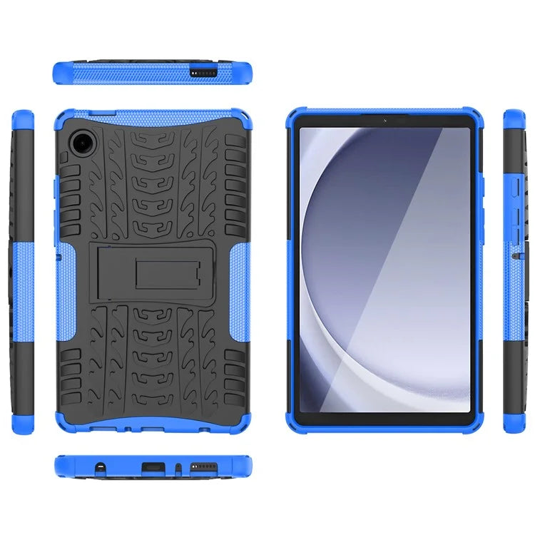 For Samsung Galaxy Tab A9 Kickstand Cover Tire Texture Anti-slip Tablet Case