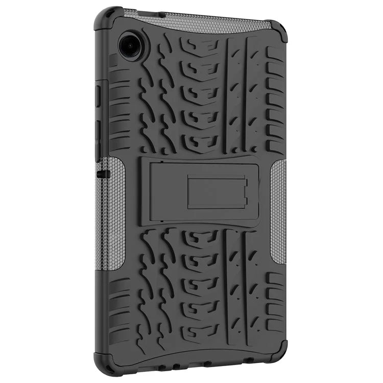 For Samsung Galaxy Tab A9 Kickstand Cover Tire Texture Anti-slip Tablet Case
