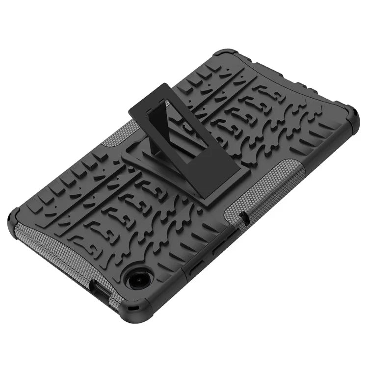 For Samsung Galaxy Tab A9 Kickstand Cover Tire Texture Anti-slip Tablet Case