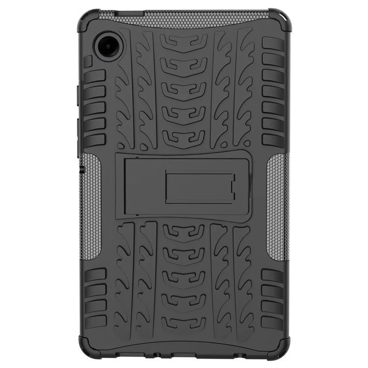 For Samsung Galaxy Tab A9 Kickstand Cover Tire Texture Anti-slip Tablet Case