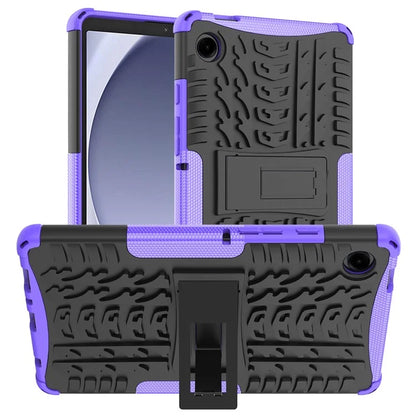For Samsung Galaxy Tab A9 Kickstand Cover Tire Texture Anti-slip Tablet Case
