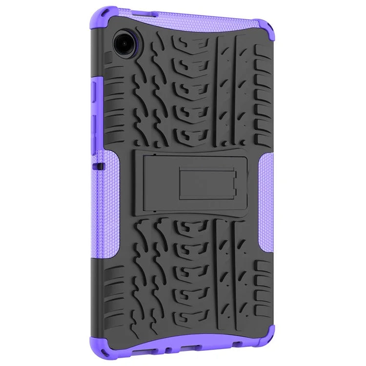 For Samsung Galaxy Tab A9 Kickstand Cover Tire Texture Anti-slip Tablet Case