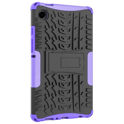 For Samsung Galaxy Tab A9 Kickstand Cover Tire Texture Anti-slip Tablet Case