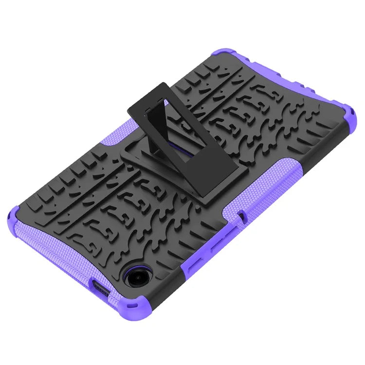 For Samsung Galaxy Tab A9 Kickstand Cover Tire Texture Anti-slip Tablet Case