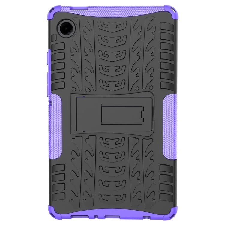 For Samsung Galaxy Tab A9 Kickstand Cover Tire Texture Anti-slip Tablet Case