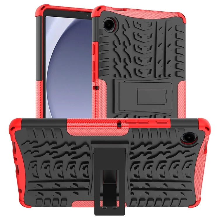 For Samsung Galaxy Tab A9 Kickstand Cover Tire Texture Anti-slip Tablet Case