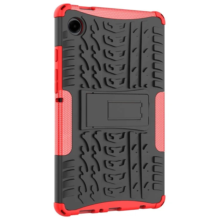 For Samsung Galaxy Tab A9 Kickstand Cover Tire Texture Anti-slip Tablet Case