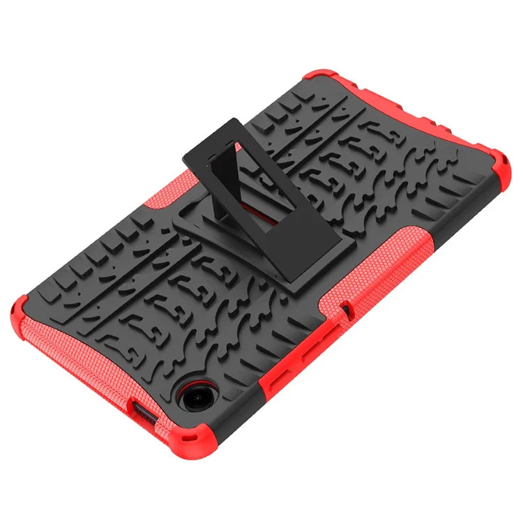 For Samsung Galaxy Tab A9 Kickstand Cover Tire Texture Anti-slip Tablet Case