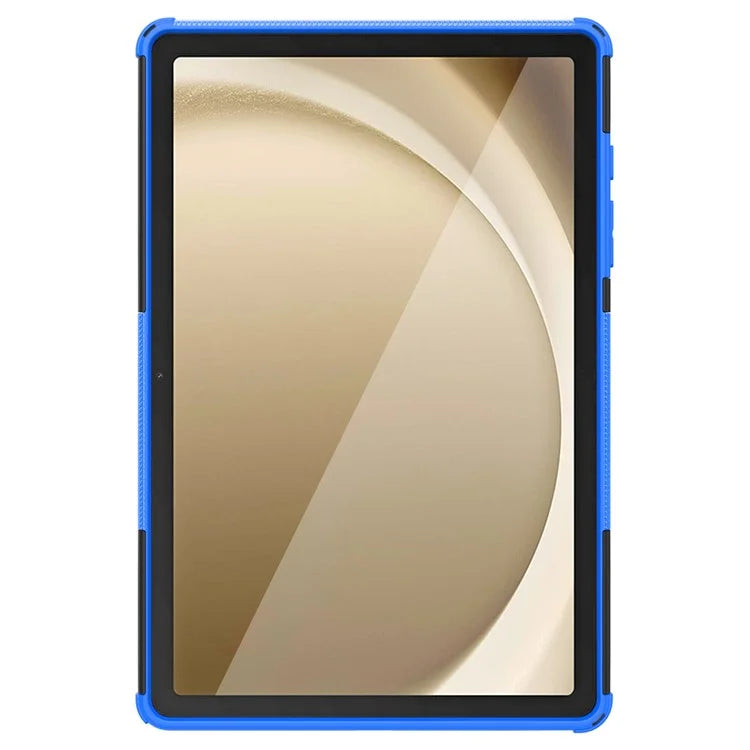 For Samsung Galaxy Tab A9+ Tire Texture Case Shockproof TPU+PC Tablet Cover with Kickstand