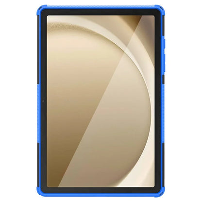 For Samsung Galaxy Tab A9+ Tire Texture Case Shockproof TPU+PC Tablet Cover with Kickstand