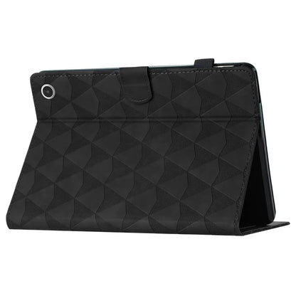 For Amazon Fire HD 10 (2021) Tablet Case Leather Diamond Texture Card Holder Cover