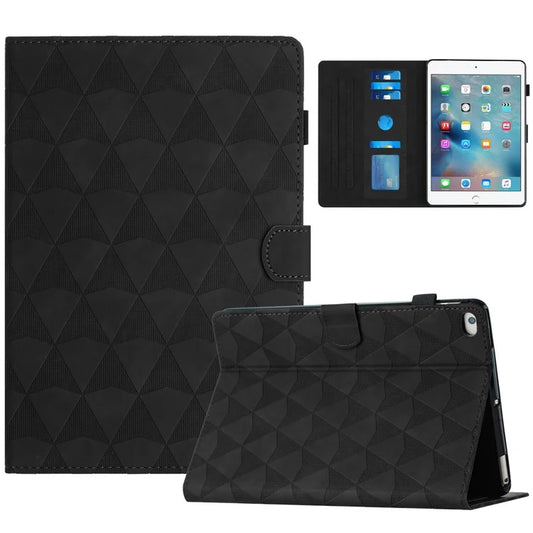 For iPad Mini  /  Mini 2  /  mini 3  /  mini 4  /  mini (2019) 7.9 inch Leather Case Stand Diamond Texture Tablet Cover