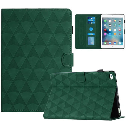 For iPad Mini  /  Mini 2  /  mini 3  /  mini 4  /  mini (2019) 7.9 inch Leather Case Stand Diamond Texture Tablet Cover