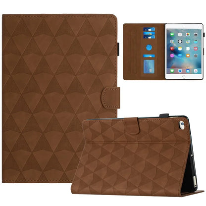 For iPad Mini  /  Mini 2  /  mini 3  /  mini 4  /  mini (2019) 7.9 inch Leather Case Stand Diamond Texture Tablet Cover