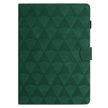 For Lenovo Tab M10 Plus (3rd Gen) Leather Case Diamond Texture Tablet Stand Cover