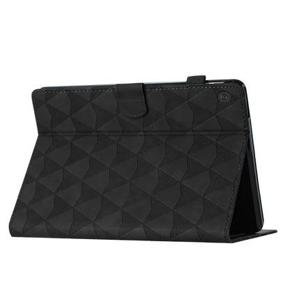 For Lenovo Tab M10 Case Diamond Pattern Leather Tablet Cover with Stand