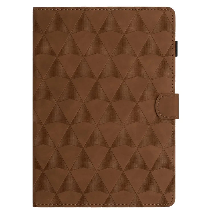For Lenovo Tab M10 Case Diamond Pattern Leather Tablet Cover with Stand