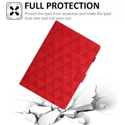 For Lenovo Tab M10 Case Diamond Pattern Leather Tablet Cover with Stand